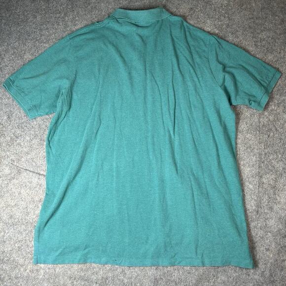 Polo Ralph Lauren Polo Shirt Mens 2XLT Cotton Green Golf Preppy Pullover - Picture 6 of 7